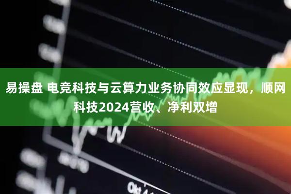 易操盘 电竞科技与云算力业务协同效应显现，顺网科技2024营收、净利双增