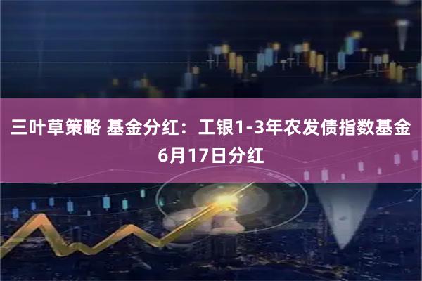 三叶草策略 基金分红：工银1-3年农发债指数基金6月17日分红